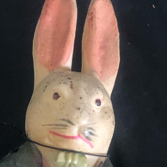 Antique white rabbit figure / Christmas ornament from Through the Looking glass - Picture 11 of 11